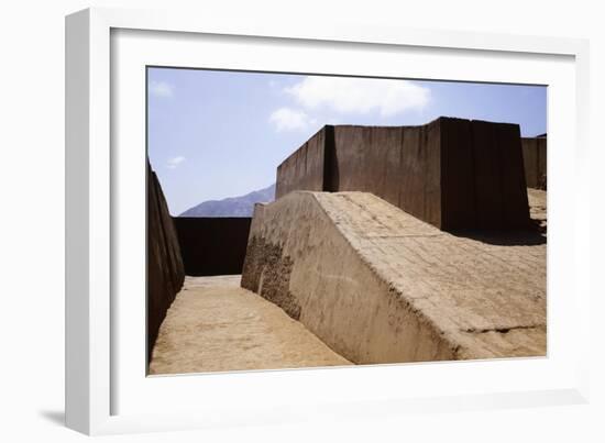 The Temple of Huanca in Chan Chan-null-Framed Giclee Print