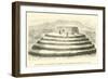 The Temple of Huiracocha, According to the Historian Garcilasso De La Vega-Édouard Riou-Framed Giclee Print