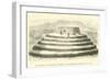 The Temple of Huiracocha, According to the Historian Garcilasso De La Vega-Édouard Riou-Framed Giclee Print