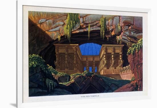 The Temple of Isis and Osiris from the Magic Flute, 1816-Karl Friedrich Schinkel-Framed Giclee Print