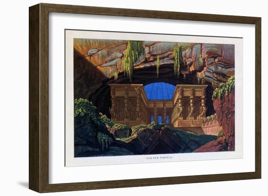 The Temple of Isis and Osiris from the Magic Flute, 1816-Karl Friedrich Schinkel-Framed Giclee Print