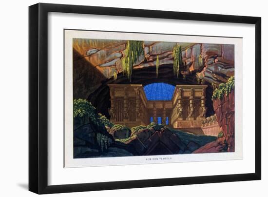 The Temple of Isis and Osiris from the Magic Flute, 1816-Karl Friedrich Schinkel-Framed Giclee Print