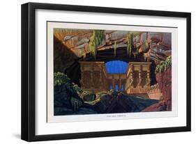 The Temple of Isis and Osiris from the Magic Flute, 1816-Karl Friedrich Schinkel-Framed Giclee Print