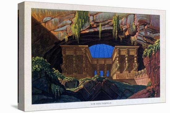 The Temple of Isis and Osiris from the Magic Flute, 1816-Karl Friedrich Schinkel-Stretched Canvas