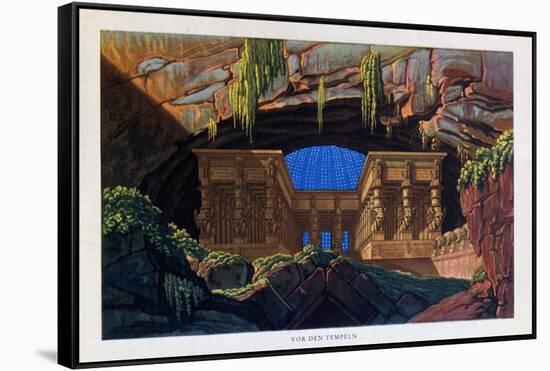 The Temple of Isis and Osiris from the Magic Flute, 1816-Karl Friedrich Schinkel-Framed Stretched Canvas
