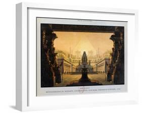 The Temple of Isis and Osiris, the Magic Flute, 1816-Karl Friedrich Schinkel-Framed Giclee Print