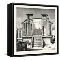 The Temple of Isis Pompeii-null-Framed Stretched Canvas