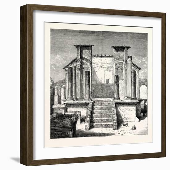 The Temple of Isis Pompeii-null-Framed Giclee Print