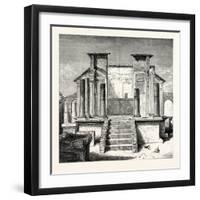 The Temple of Isis Pompeii-null-Framed Giclee Print