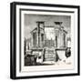 The Temple of Isis Pompeii-null-Framed Giclee Print