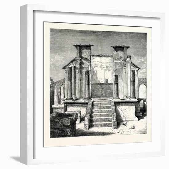 The Temple of Isis Pompeii-null-Framed Giclee Print