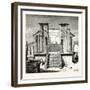 The Temple of Isis Pompeii-null-Framed Giclee Print