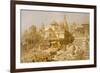 The Temple of Juggernauth, Oodepoore, from 'India Ancient and Modern', 1867 (Colour Litho)-English School-Framed Giclee Print