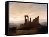 The Temple of Juno, Agrigent, C. 1830-Caspar David Friedrich-Framed Stretched Canvas