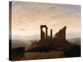 The Temple of Juno, Agrigent, C. 1830-Caspar David Friedrich-Stretched Canvas