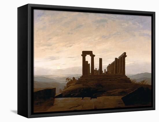 The Temple of Juno, Agrigent, C. 1830-Caspar David Friedrich-Framed Stretched Canvas