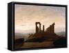 The Temple of Juno, Agrigent, C. 1830-Caspar David Friedrich-Framed Stretched Canvas