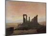 The Temple of Juno at Agrigento-Caspar David Friedrich-Mounted Giclee Print