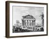 The Temple of Juno at Paestum-Luigi Balugani-Framed Giclee Print