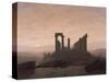 The Temple of Juno in Agrigento-Caspar David Friedrich-Stretched Canvas