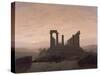 The Temple of Juno in Agrigento-Caspar David Friedrich-Stretched Canvas
