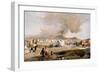 The Temple of Jupiter and the Forum at Pompeii, circa 1860-Giacinto Gigante-Framed Giclee Print