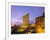 The Temple of Jupiter, Baalbek, Bekaa Valley, Lebanon-Charles Bowman-Framed Photographic Print