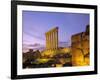 The Temple of Jupiter, Baalbek, Bekaa Valley, Lebanon-Charles Bowman-Framed Photographic Print