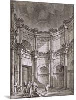 The Temple of Jupiter, from 'Ruins of the Palace of Emperor Diocletian at Spalatro in Dalmatia'-Robert Adam-Mounted Giclee Print