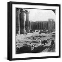 The Temple of Luxor, Thebes, Egypt, C1900-Underwood & Underwood-Framed Photographic Print
