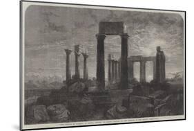 The Temple of Minerva in Aegina, Greece-Harry John Johnson-Mounted Giclee Print