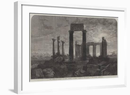 The Temple of Minerva in Aegina, Greece-Harry John Johnson-Framed Giclee Print