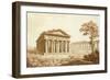 The Temple of Neptune and the Basilica at Paestum-Franz Kaisermaan-Framed Giclee Print