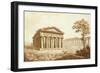 The Temple of Neptune and the Basilica at Paestum-Franz Kaisermaan-Framed Giclee Print