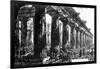 The Temple of Neptune at Paestum, Etched by Francesco Piranesi, 1778-Giovanni Battista Piranesi-Framed Giclee Print