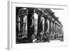 The Temple of Neptune at Paestum, Etched by Francesco Piranesi, 1778-Giovanni Battista Piranesi-Framed Giclee Print