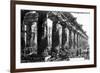 The Temple of Neptune at Paestum, Etched by Francesco Piranesi, 1778-Giovanni Battista Piranesi-Framed Giclee Print