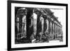 The Temple of Neptune at Paestum, Etched by Francesco Piranesi, 1778-Giovanni Battista Piranesi-Framed Giclee Print