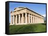 The Temple of Neptune at Paestum-Jim Zuckerman-Framed Stretched Canvas