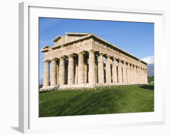 The Temple of Neptune at Paestum-Jim Zuckerman-Framed Photographic Print