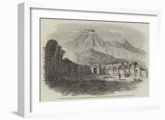 The Temple of Neptune at Zowan, Near the Source of the Stream Which Supplied Water to Carthage-null-Framed Giclee Print