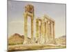 The Temple of Olympian Zeus, Athens, 1849-A. Lavezzari-Mounted Giclee Print