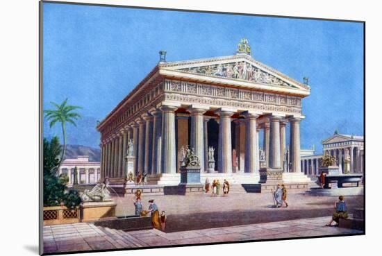 The Temple of Poseidon, Paestum, Italy, 1933-1934-Joseph Buhlmann-Mounted Giclee Print