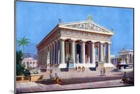 The Temple of Poseidon, Paestum, Italy, 1933-1934-Joseph Buhlmann-Mounted Giclee Print