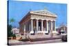 The Temple of Poseidon, Paestum, Italy, 1933-1934-Joseph Buhlmann-Stretched Canvas