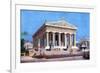 The Temple of Poseidon, Paestum, Italy, 1933-1934-Joseph Buhlmann-Framed Giclee Print