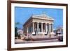 The Temple of Poseidon, Paestum, Italy, 1933-1934-Joseph Buhlmann-Framed Giclee Print