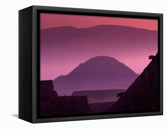 The Temple of Quetzalcoatl, Pyramid of the Sun, Teotihuacan, Mexico-Kenneth Garrett-Framed Stretched Canvas