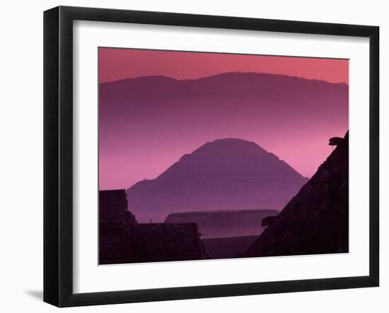 The Temple of Quetzalcoatl, Pyramid of the Sun, Teotihuacan, Mexico-Kenneth Garrett-Framed Photographic Print