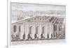The Temple of Solomon, Jerusalem, from "Entwurf Einer Historischen Architektur," 1721-Johann Bernhard Fischer Von Erlach-Framed Giclee Print
